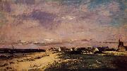 Charles-Francois Daubigny French Coastal Scene Sweden oil painting reproduction